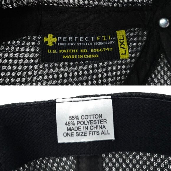 Omni Embroidered Logo Mesh Perfect Fit Fitted L/XL Cap Trucker Baseball Hat - Picture 7 of 12